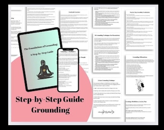 Erdungstechniken-Handbuch, Mindful CBT, emotionale Gesundheit (PDF)