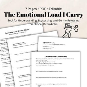 Emotional Load Worksheet & Release Ritual (PDF Download)