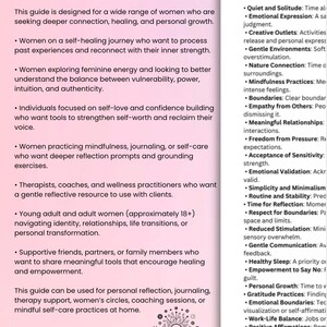 Guía de sanación de la energía femenina, Afirmaciones de "Yo soy mujer" (PDF) imagen 2