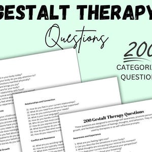 Gestalt Therapy Questions Personal Growth Tool Gestalt Psychotherapy Cheat Sheet