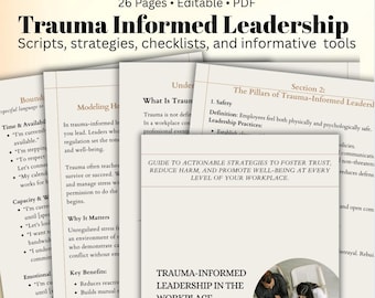 Gids traumageïnformeerd leiderschap: HR-toolkit, ondersteuning bij grenzen en burn-out (pdf-download, bewerkbaar, 26 pagina's)
