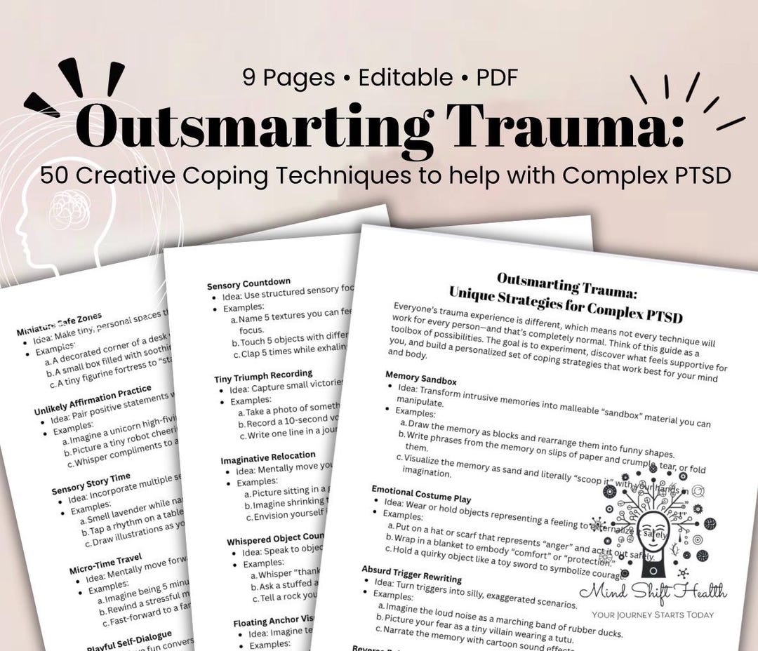 Complex PTSD Coping Skills Toolkit: Creative Trauma Techniques (PDF) - Etsy