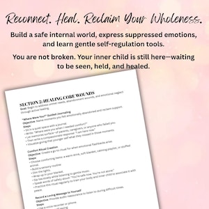 Inre barns läkning och självåtervinning Steg-för-steg-guide för copingfärdigheter Emotionell läkning och återkoppling bild 3