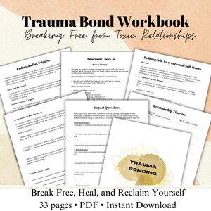 Trauma Bonding Understanding and Overcoming Trauma Bond Recovery Workbook
