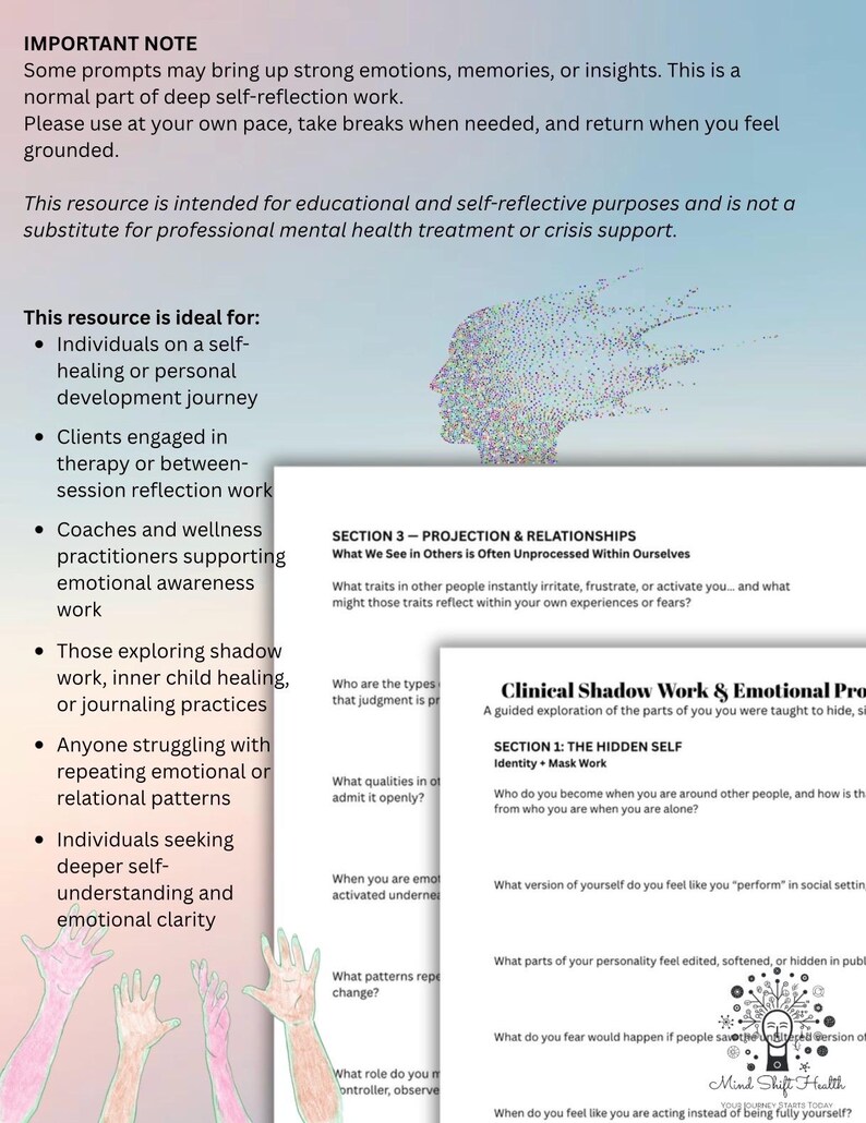 Emotional Triggers and Self-Regulation
Clinical emotional processing tools help individuals identify triggers, understand nervous system responses, and practice healthier strategies for managing difficult emotions and interpersonal stress.