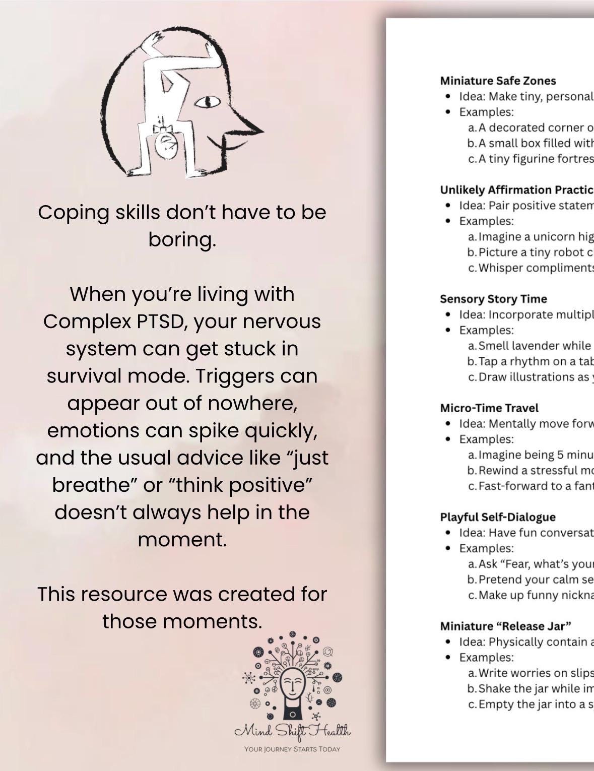 Complex PTSD Coping Skills Toolkit: Creative Trauma Techniques (PDF) - Etsy