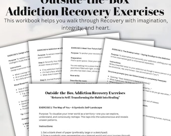 El libro de ejercicios de recuperación creativa: 10 ejercicios profundos para apoyar la sanación de la adicción y la recuperación emocional y espiritual.