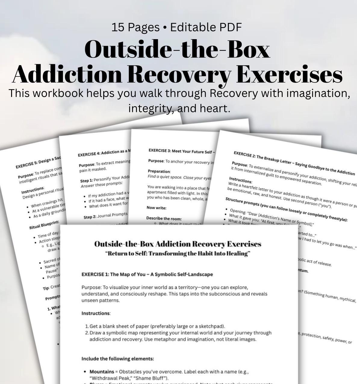 Creativity Through Recovery Worksheet.pdf The Creative Recovery Workbook 10 Soulful Exercises to Support ...