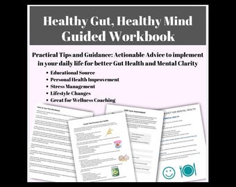 Gut Health Workbook | Mind-Body Connection (Digital Download)