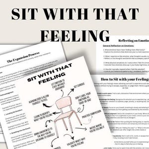 Sitta med våra känslor – Verktygspaket för känslor: Guide till självkännedom om känslor (PDF, PNG)