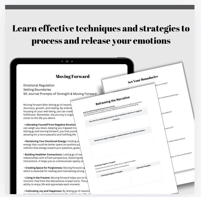 Letting Go of Resentment Workbook for Guided Exercises to Release Feelings Emotional Regulation image 6