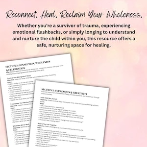 Inre barns läkning och självåtervinning Steg-för-steg-guide för copingfärdigheter Emotionell läkning och återkoppling bild 2