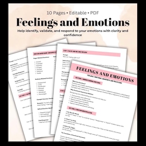 Werkboek Gevoelens en emoties Werkboek Emotioneel bewustzijn en verwerking Begeleide geestelijke gezondheid Begeleide aanwijzingen