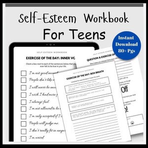 Teen Self Esteem Therapy Worksheets for Confidence in Teen Mental Health School Counseling Group Therapy Teen Journey