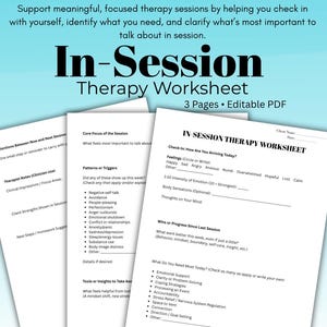 Werkblad Therapie tijdens sessies Doelen van de cliënt Therapiekader Emotionele verwerking Reflectie Aanmeldingsblad