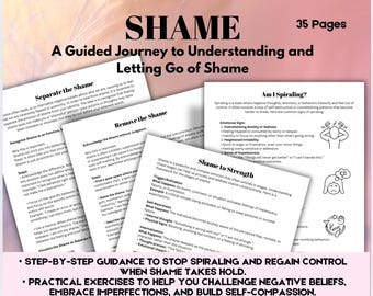 Shame Workbook: Understanding & Coping Skills (PDF Download)