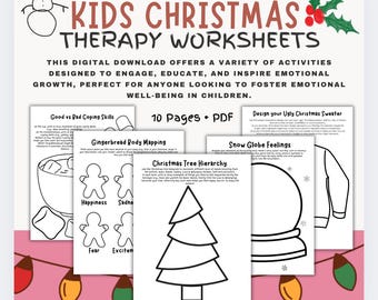 Kids Christmas Break Coloring Worksheets Children’s Mental Health Check in Chistmas Printable Christmas Party Xmas Activities