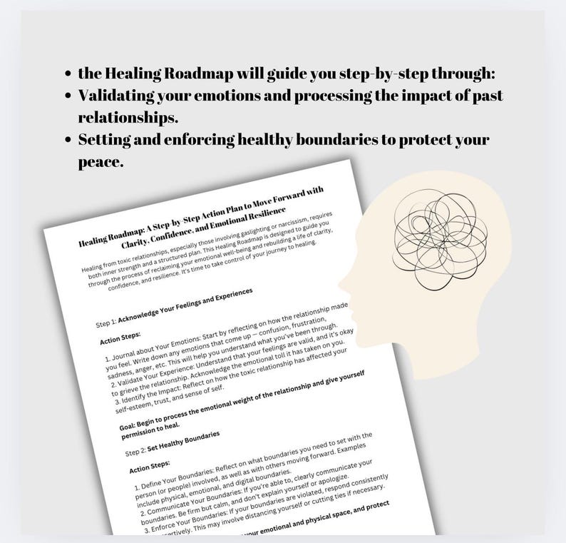 Toxic Relationships Gaslighting and Narcissism Abuse Workbook overcoming Trauma worksheets PTSD Emotional Healing image 5