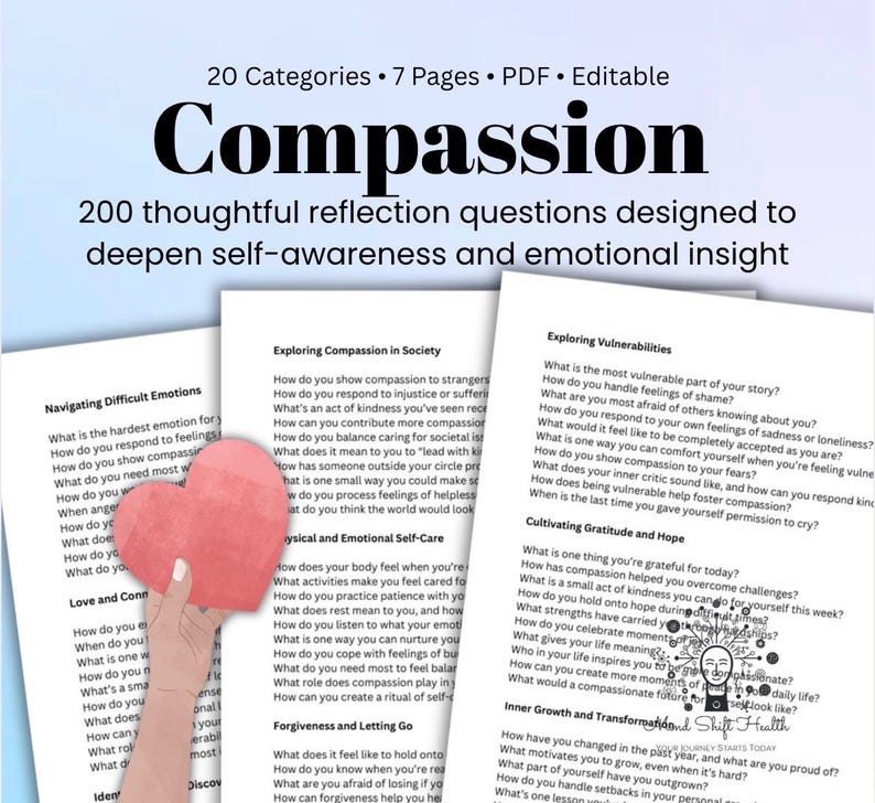 Compassion Therapy Questions CFT Tgerapeutic Resource Healing From ...