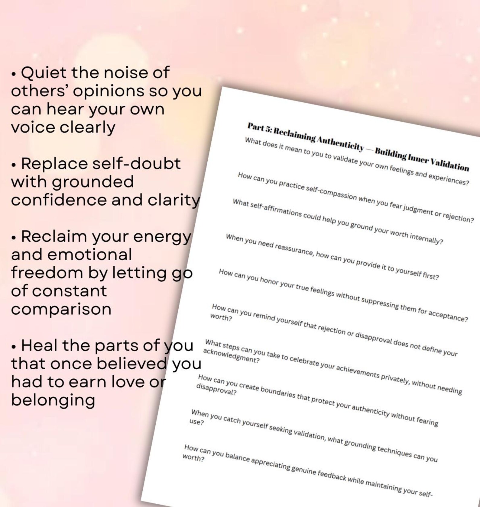 Self Validation Cards.pdf Authenticity Self-validation Workbook External Validation Mental Health ...