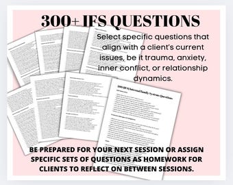 IFS Questions Cheat Sheets | Counselor Resource (PDF)