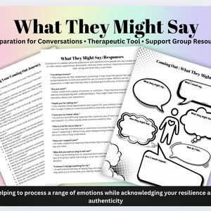 Coming Out Conversation Preparation Worksheet
