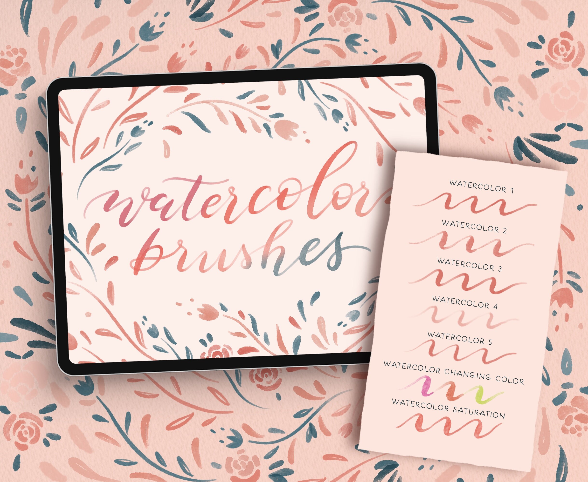 Procreate Lettering Brush Set – 100+ Digital Brushes for Calligraphy ...