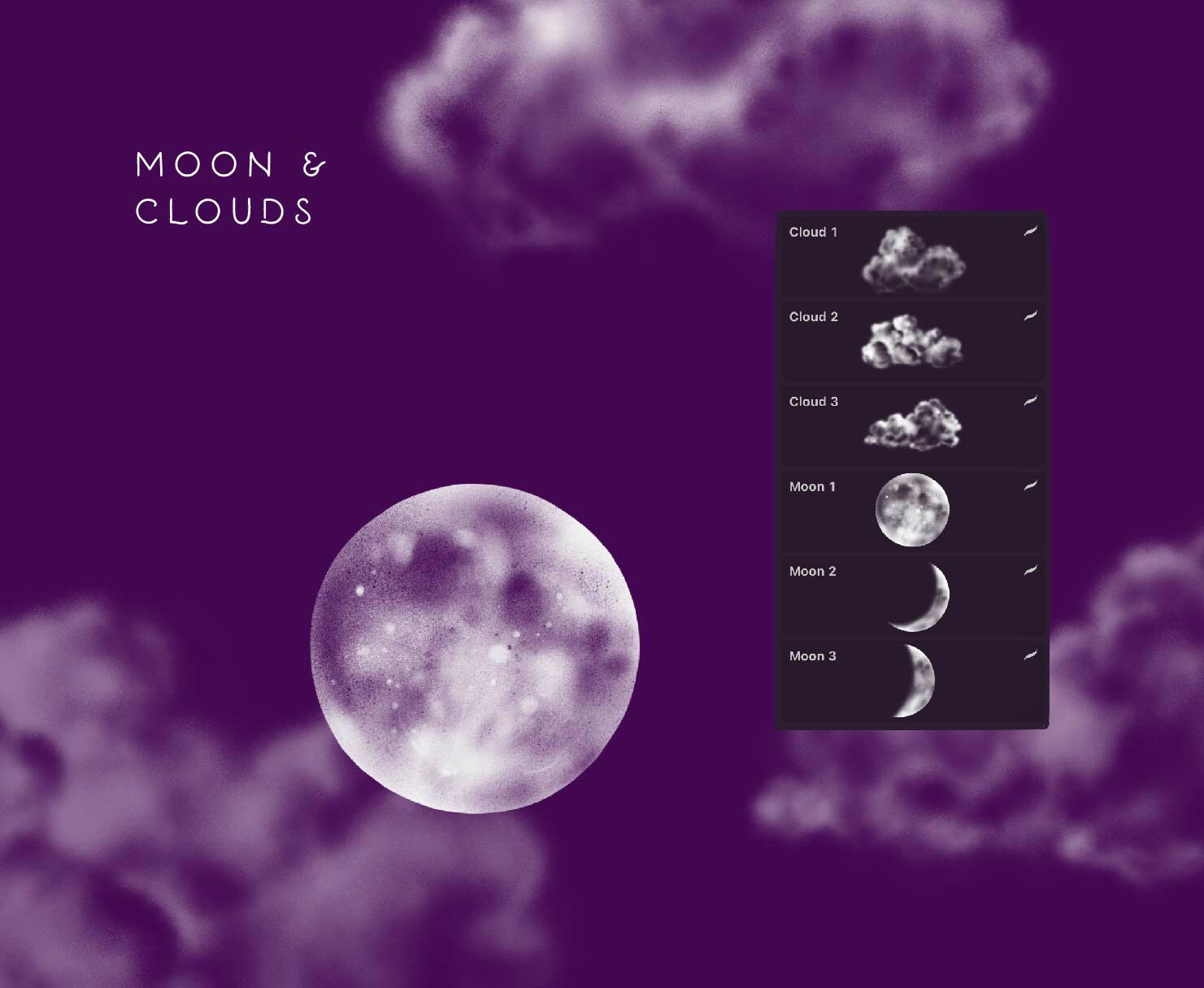 Halloween Procreate Stamp Set – 100+ Brushes With Pumpkins, Bats ...