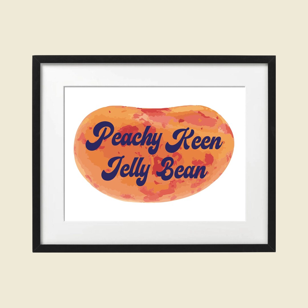 Grease Peachy Keen Jelly Bean Wall Art A6 A5 A4 Etsy UK