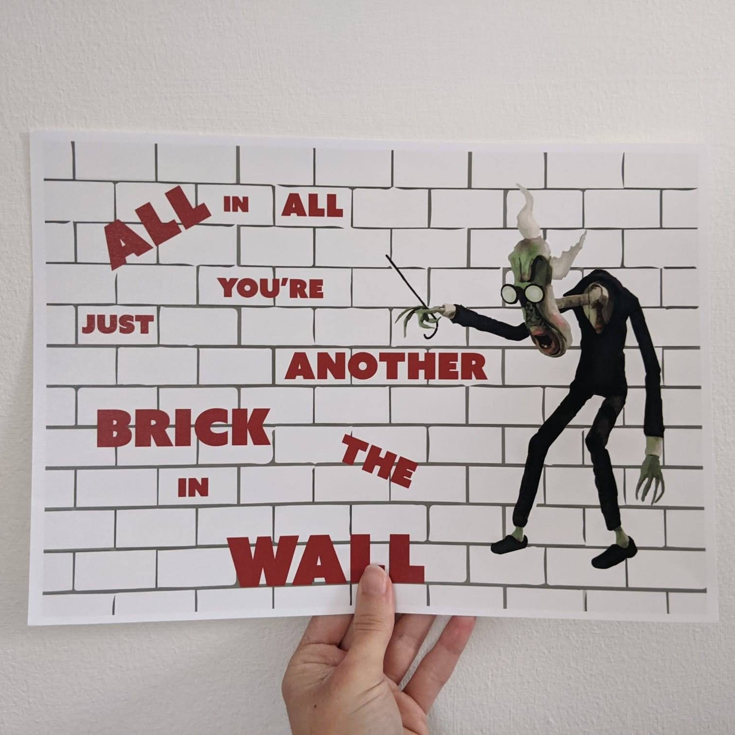 Another brick in the wall | Art Board Print