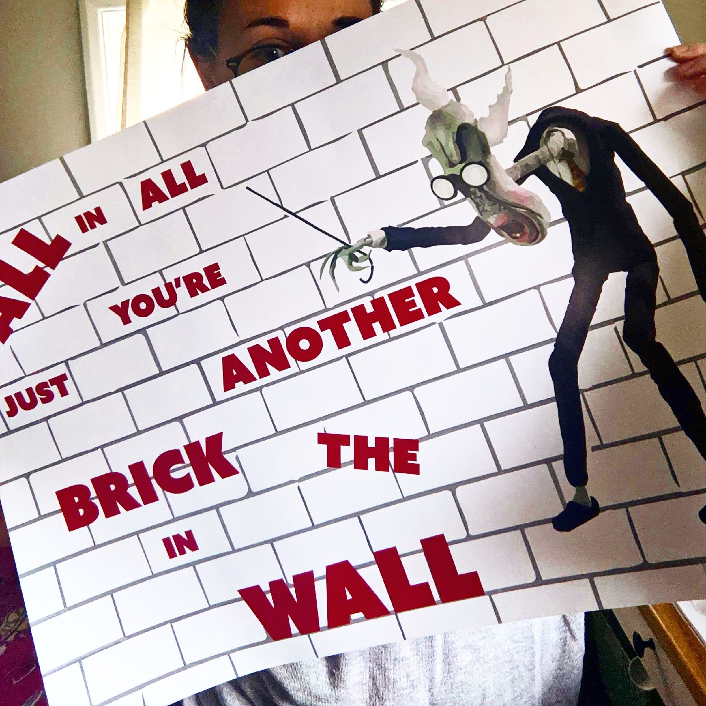 Another brick in the wall | Art Board Print