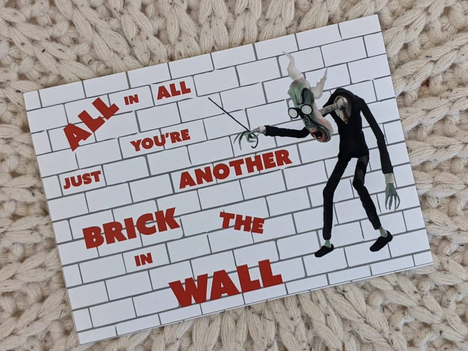 You're Just another Brick in the Wall” : r/pinkfloyd