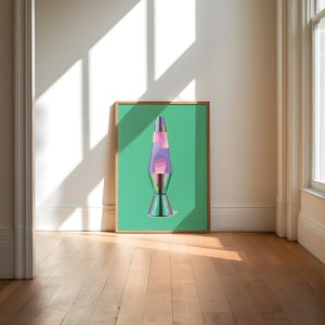 Lava Lamp | Wall Art | A5-A1 | Retro | Trippy | Psychedelic | Art Print | Groovy | 70&#39;s | Poster | Home Decor | Nostalgic
