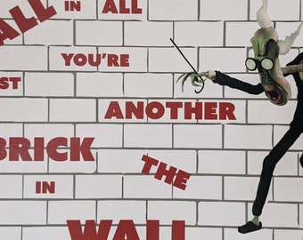 Pink Floyd the Wall Another Brick in the Wall Wall Art 