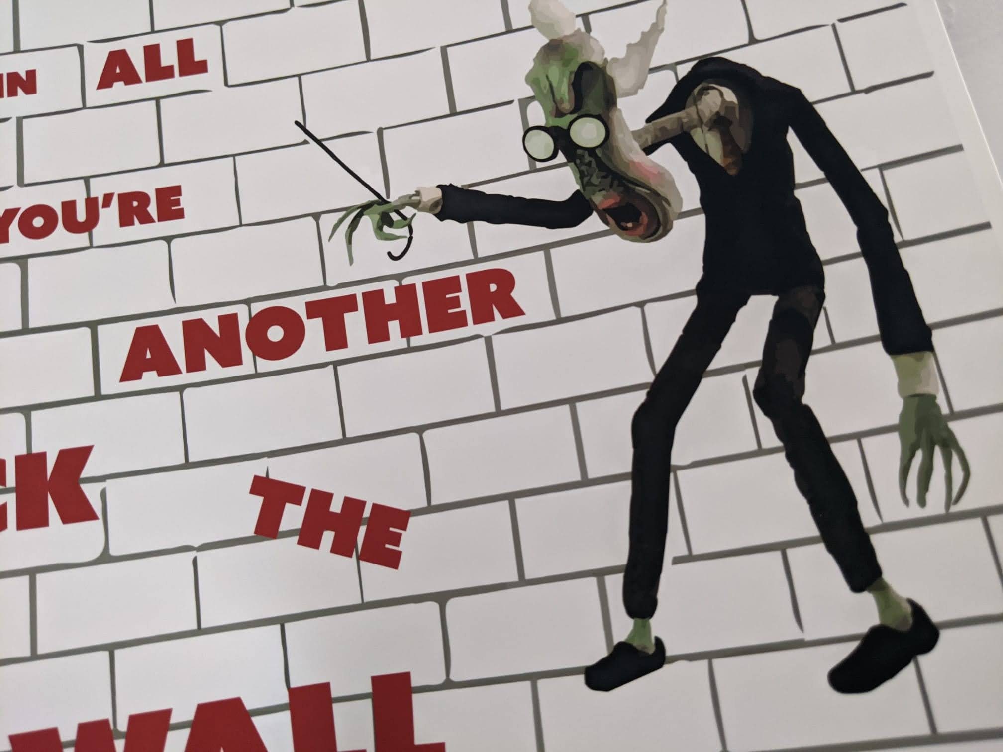 Pink Floyd the Wall Inspired Another Brick in the Wall Wall Art A5-A1 ...