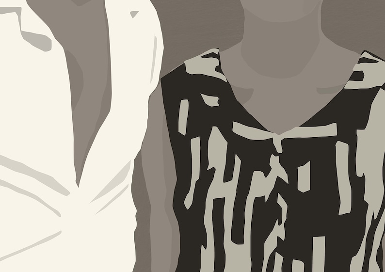 Portrait from Photo Custom Faceless Custom Portrait By Photo Faceless portrait Custom Digital portrait Minimalist Digital Portrait