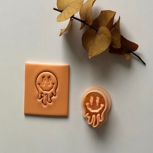 Schmelzender Smiley - Polymer Clay Cutter / Schmuckwerkzeuge / Ohrringherstellung / Polymer Clay Werkzeuge / Europa / Ohrringschneider / Clay