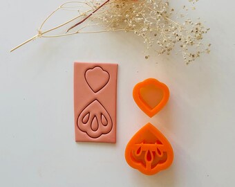 Blatt Combo B - Polymer Clay Clay / Schmuck Werkzeuge / Ohrring Herstellung / Polymer Clay Werkzeuge / Europa / Clay Clay Cutter / Sommer