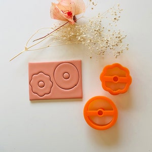 Doughnut - Polymer Clay Cutter / Jewellery Tools / Earring Making / Polymer Clay Tools / Europe / Earring Cutter / Clay Cutters / Summer