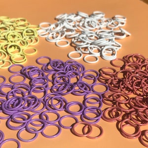 Colour Jump Rings - 10mm - 50 pieces - Jewellery Findings / Jewellery Tools / Earring Making / Polymer Clay Tools / Europe / Jewellery Craft