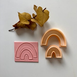 Double Rainbow - Polymer Clay Cutter / Jewellery Tools / Earring Making / Polymer Clay Tools / Europe / Earring Cutter / Clay