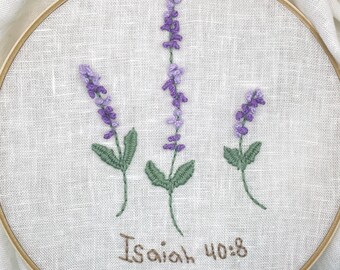 PDF Lavender-Isaiah Embroidery Pattern (8-inch hoop)