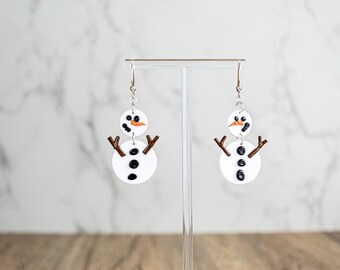 Social Snowmen Earrings