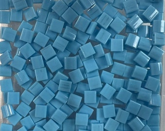 Sky Blue (413)  TILA beads 3 inch tube 5mm square with 0.8mm holes