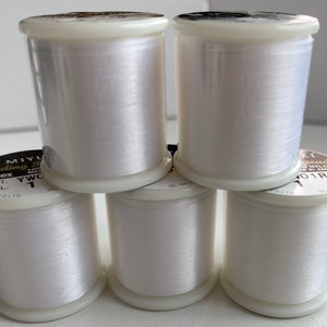 Miyuki Beading thread #1 White