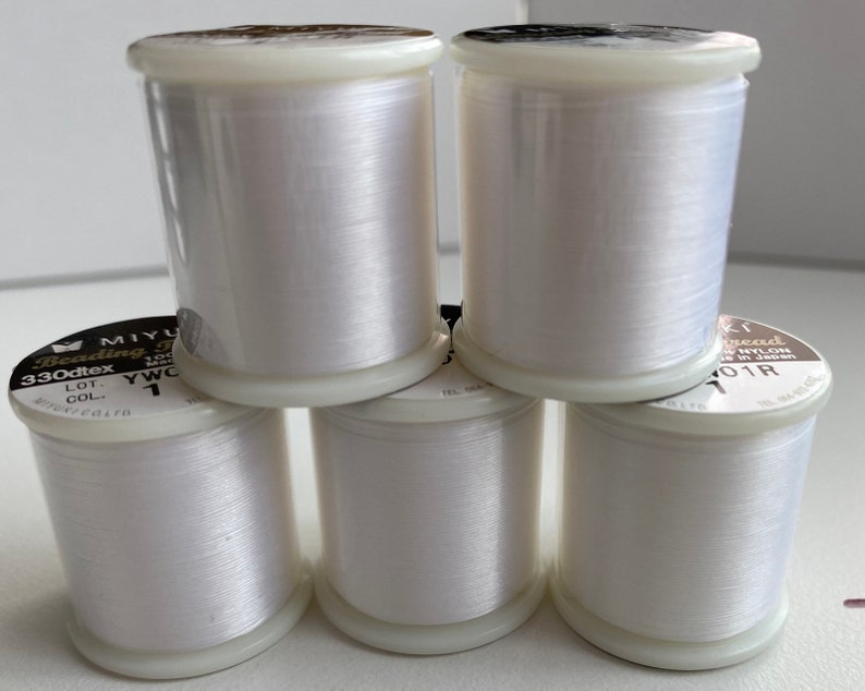 Miyuki Beading thread #1 White