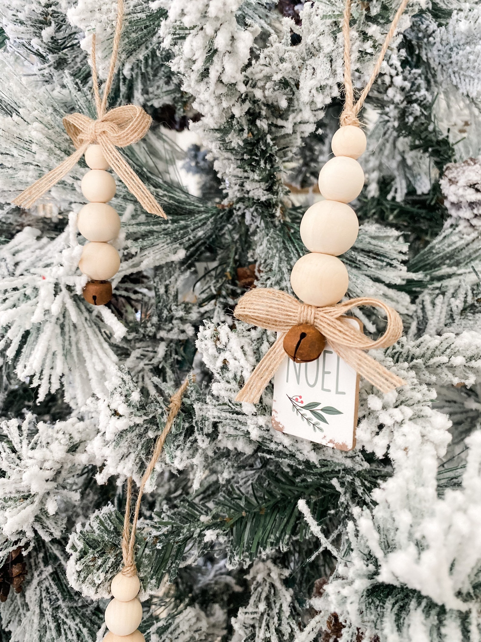 Rustic Christmas Tree Ornament Farmhouse Christmas Farmhouse Etsy