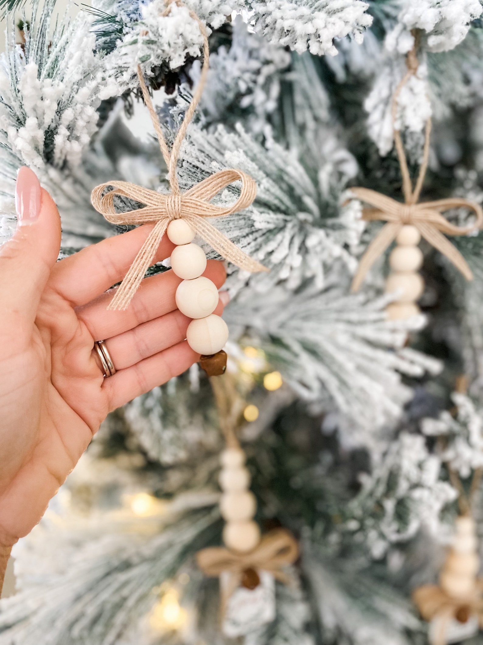 Rustic Christmas Tree Ornament Farmhouse Christmas Farmhouse Etsy