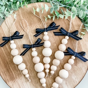 set of 5,Christmas tree ornament, primitive Christmas, farmhouse Christmas, black ornament, Scandinavian ornaments, boho Christmas decor