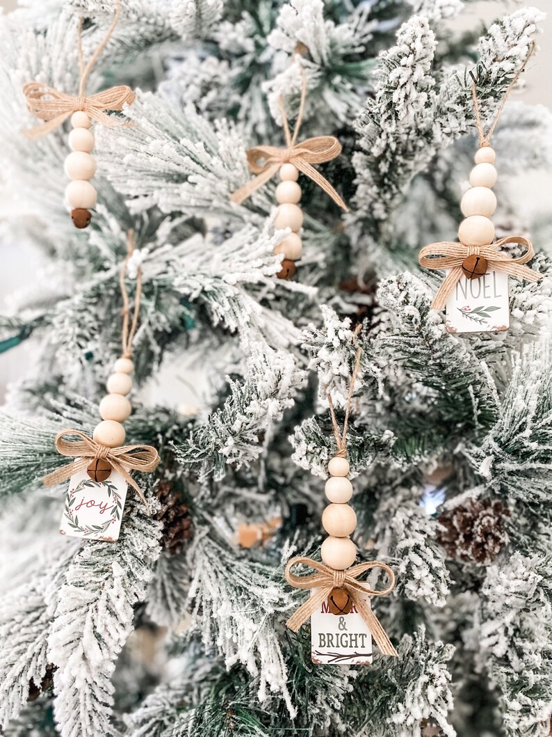 Rustic Christmas Tree Ornament Farmhouse Christmas Farmhouse - Etsy